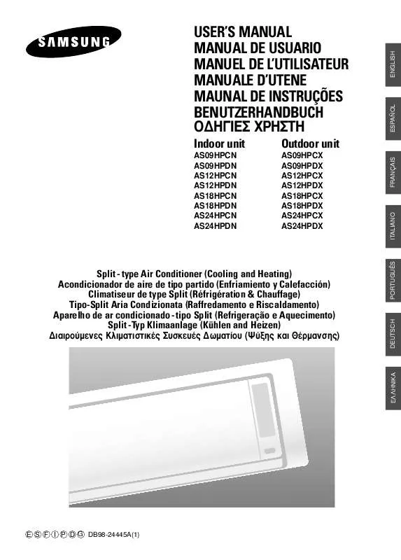 Mode d'emploi SAMSUNG AS12HPCX