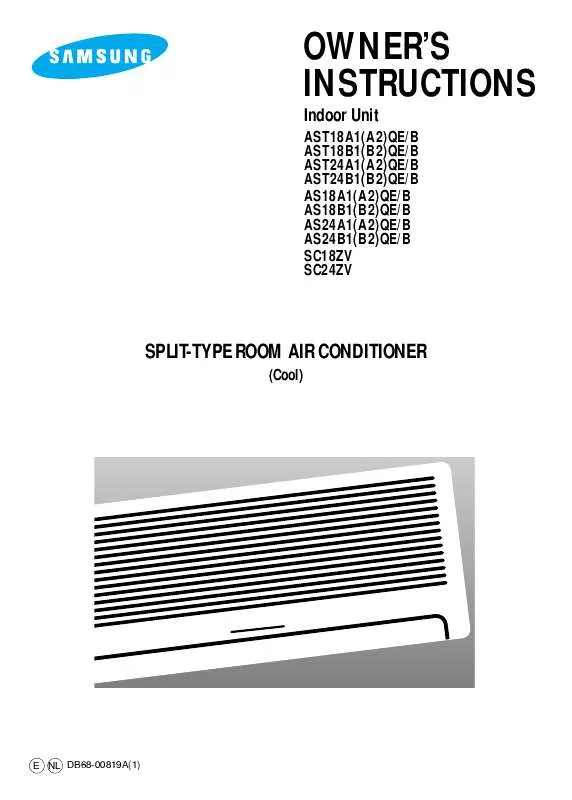 Mode d'emploi SAMSUNG AS18A2QB