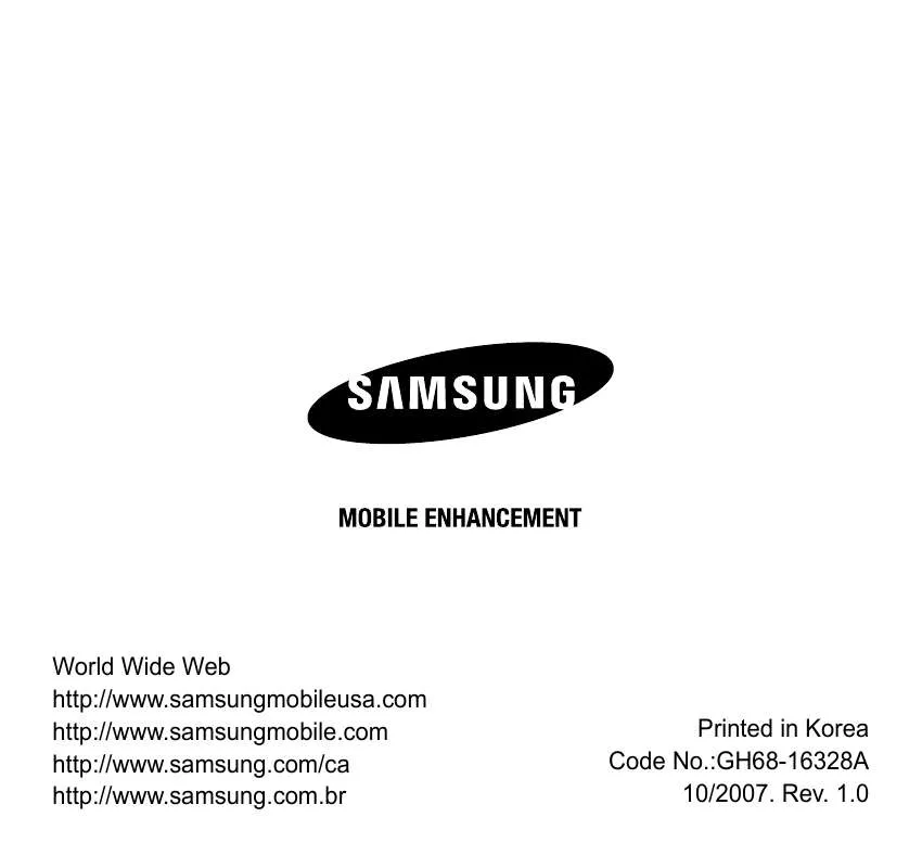 Mode d'emploi SAMSUNG ASBH500JKE