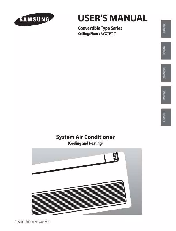 Mode d'emploi SAMSUNG AV-XTFH056EA