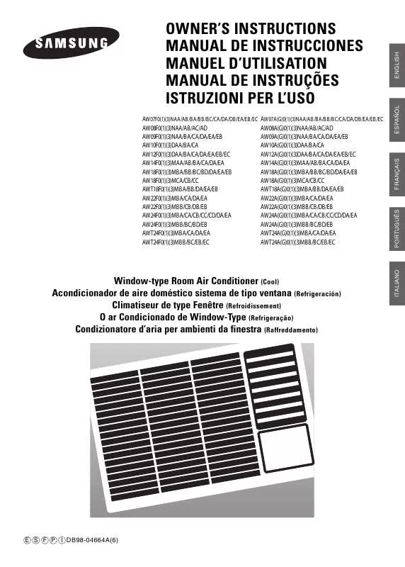 Mode d'emploi SAMSUNG AW07F0NEC