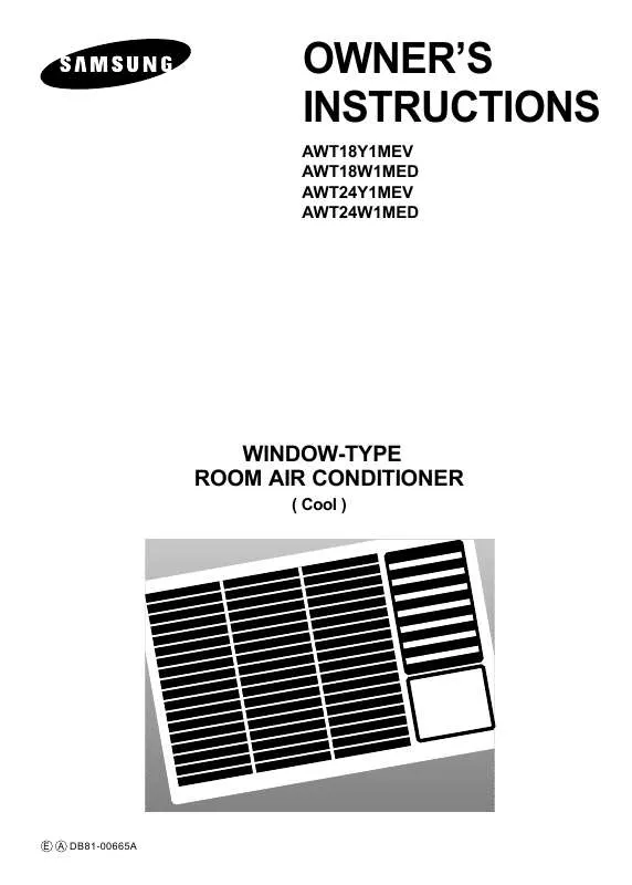 Mode d'emploi SAMSUNG AW089CB-XAA