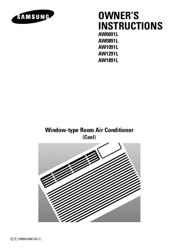 Mode d'emploi SAMSUNG AW1091L