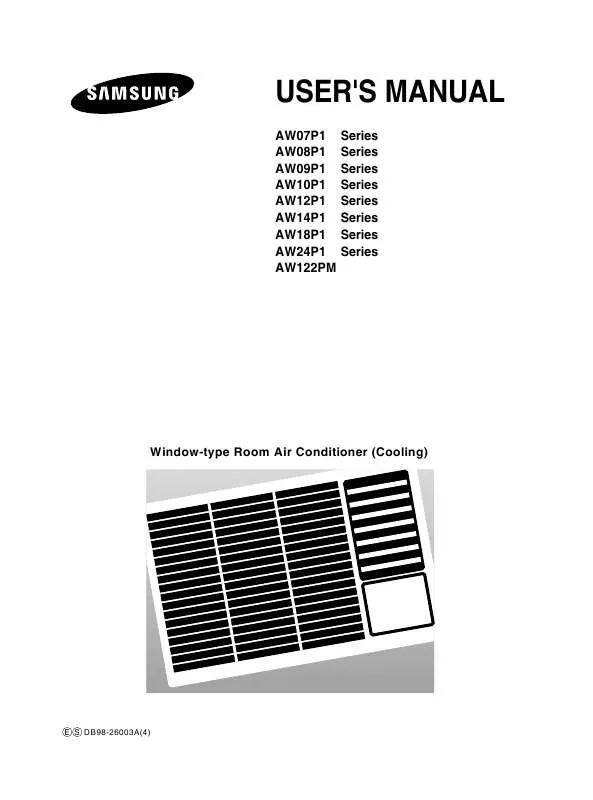 Mode d'emploi SAMSUNG AW12P1B