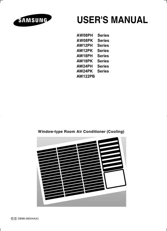 Mode d'emploi SAMSUNG AW18PHA