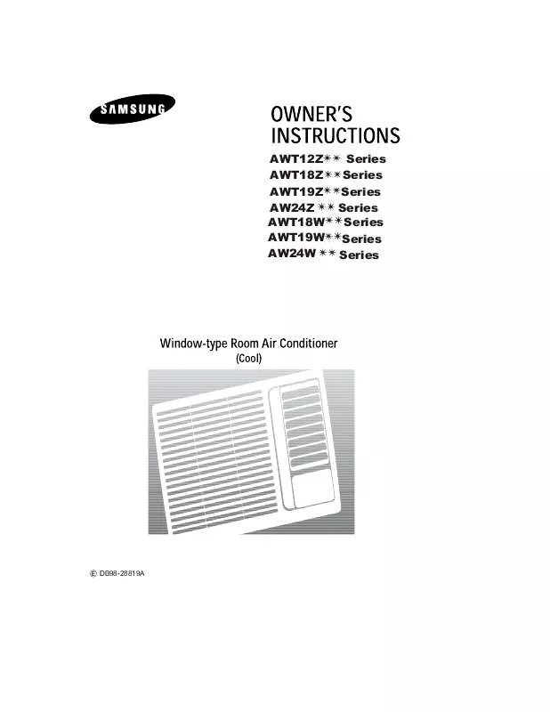 Mode d'emploi SAMSUNG AW24WKB