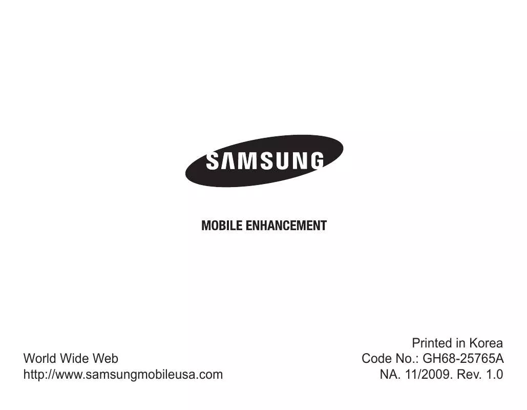 Mode d'emploi SAMSUNG AWEP490PBE