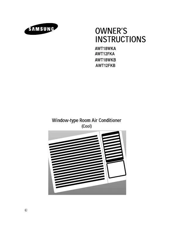 Mode d'emploi SAMSUNG AWT12FKB