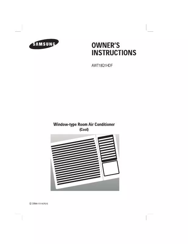 Mode d'emploi SAMSUNG AWT18Q1HDFDXTL