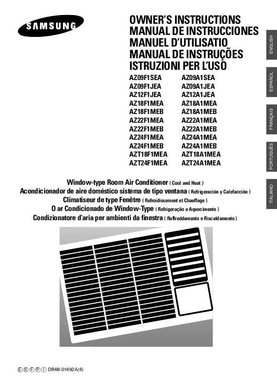 Mode d'emploi SAMSUNG AZ09A1SEA