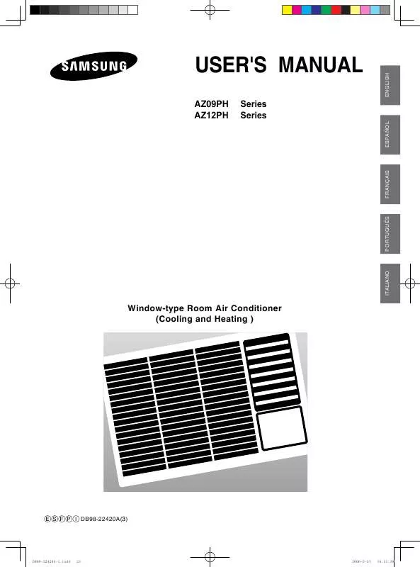 Mode d'emploi SAMSUNG AZ12PHA