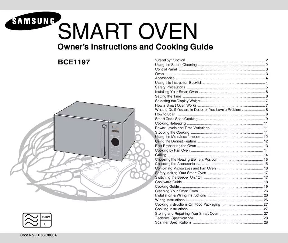 Mode d'emploi SAMSUNG BCE1197