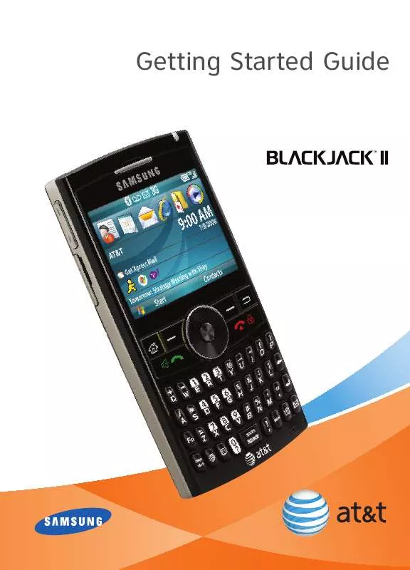 Mode d'emploi SAMSUNG BLACKJACK II