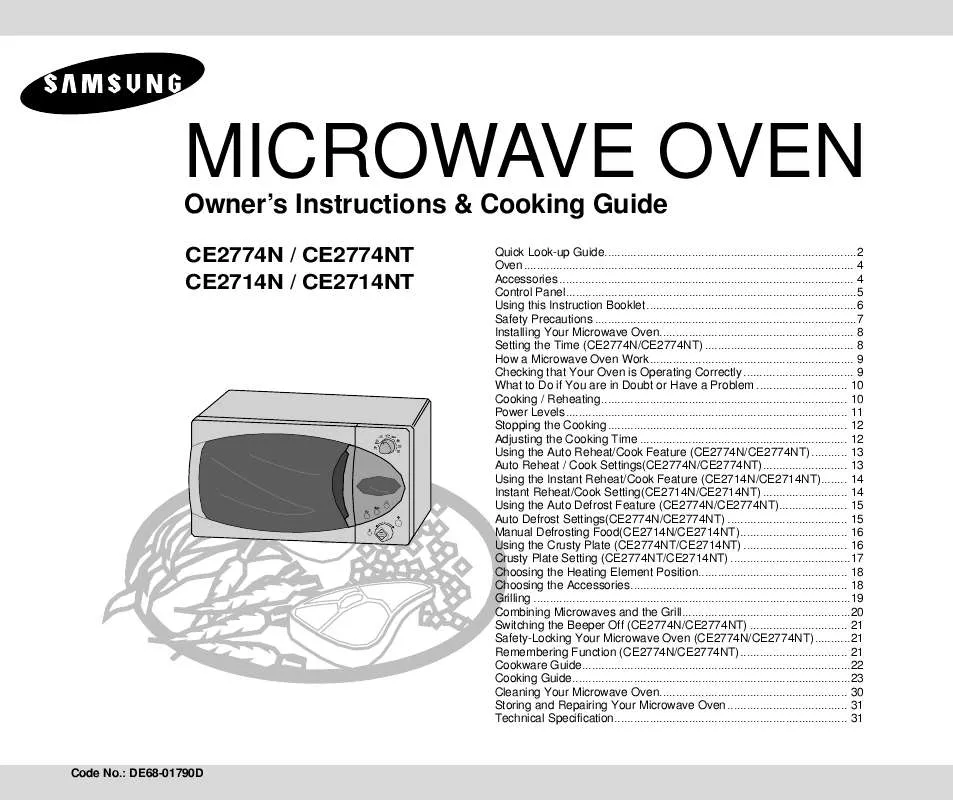 Mode d'emploi SAMSUNG CE2714