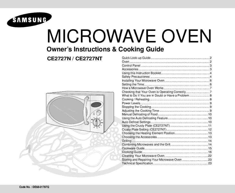 Mode d'emploi SAMSUNG CE2717N