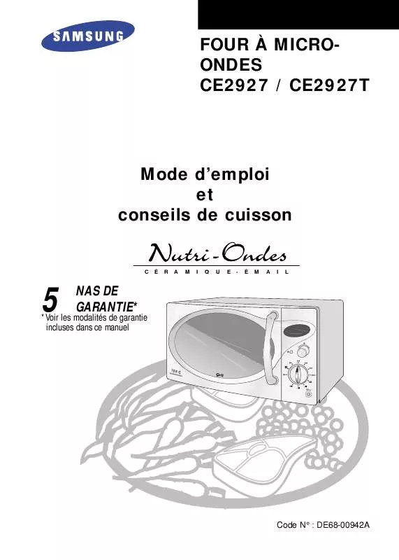 Mode d'emploi SAMSUNG CE2927