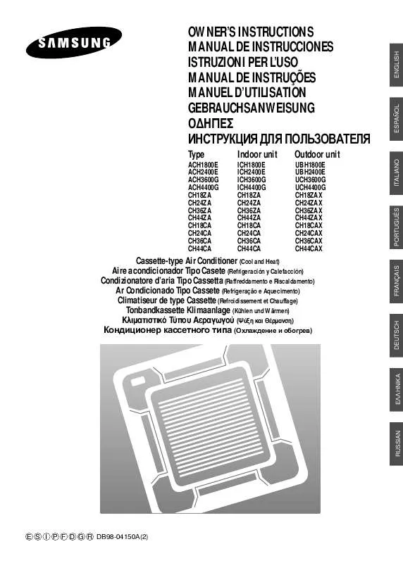 Mode d'emploi SAMSUNG CH24CAX