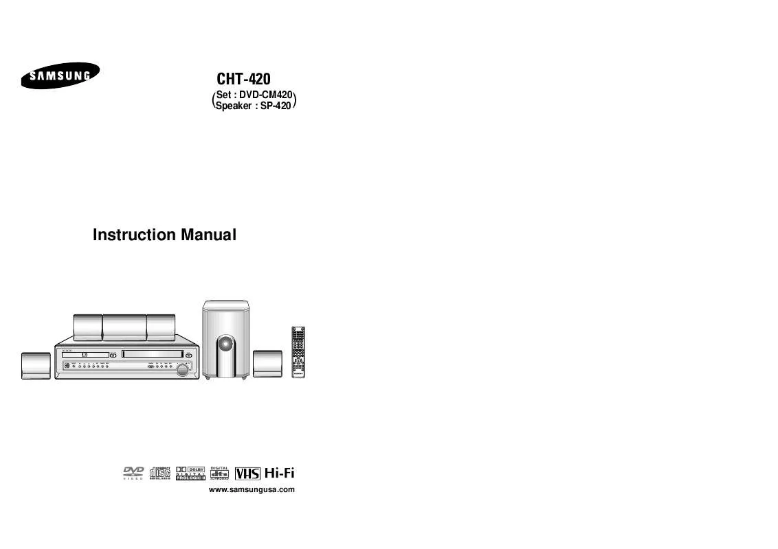 Mode d'emploi SAMSUNG CHT-420