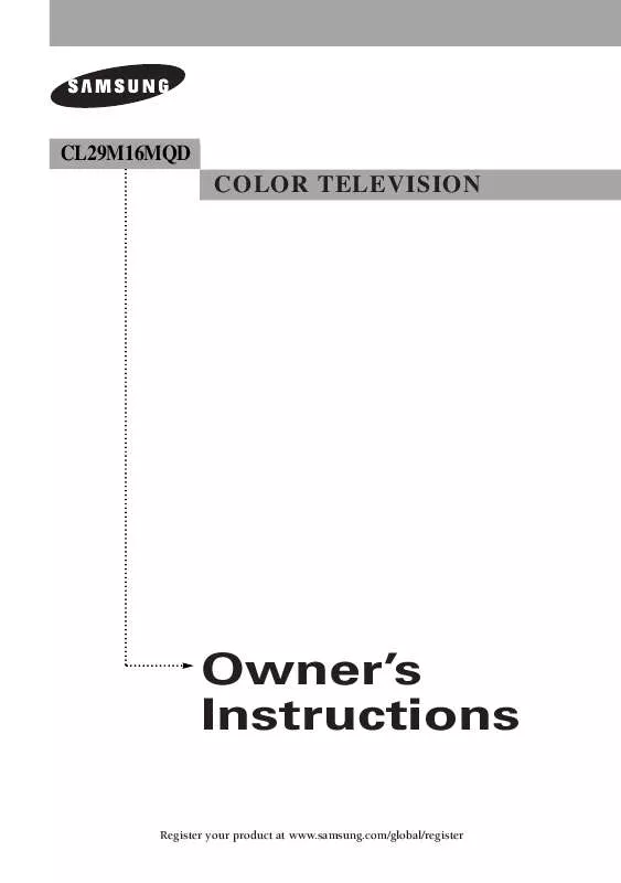 Mode d'emploi SAMSUNG CL-25M2MQ