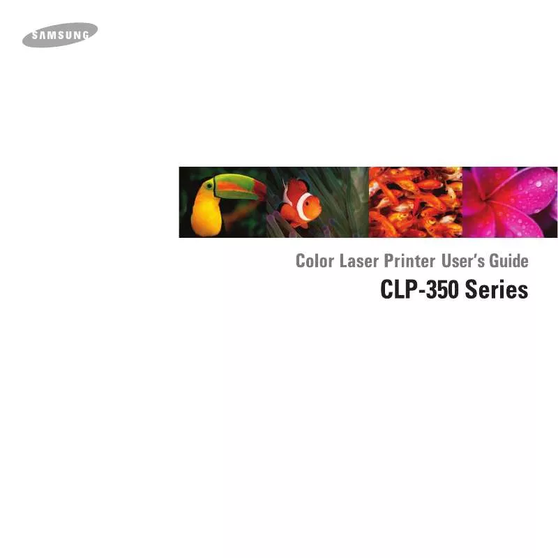 Mode d'emploi SAMSUNG CLP-350N-XAA