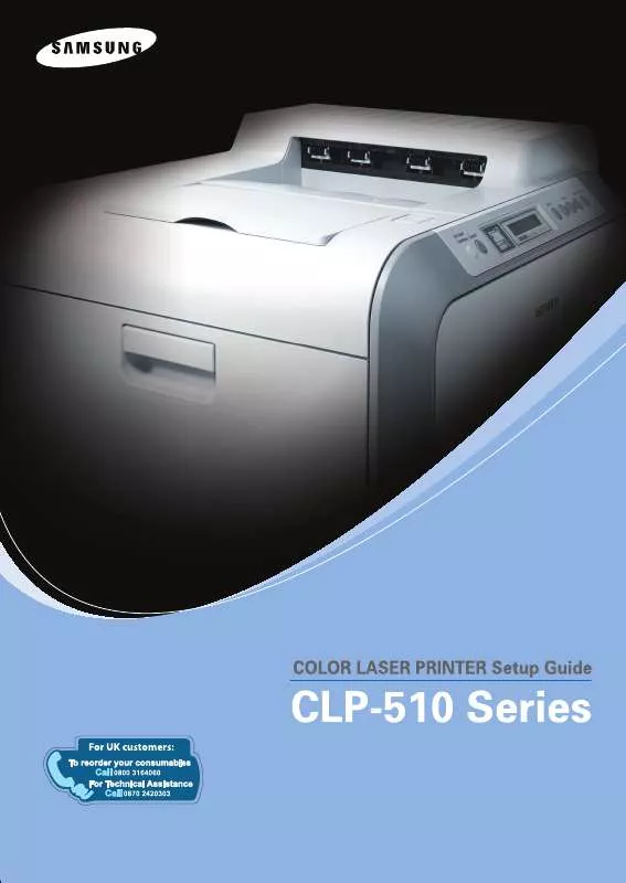 Mode d'emploi SAMSUNG CLP-510