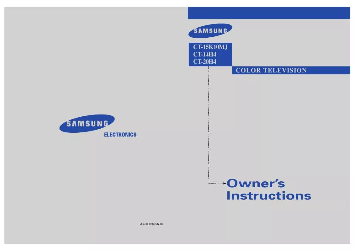 Mode d'emploi SAMSUNG CT-20H4