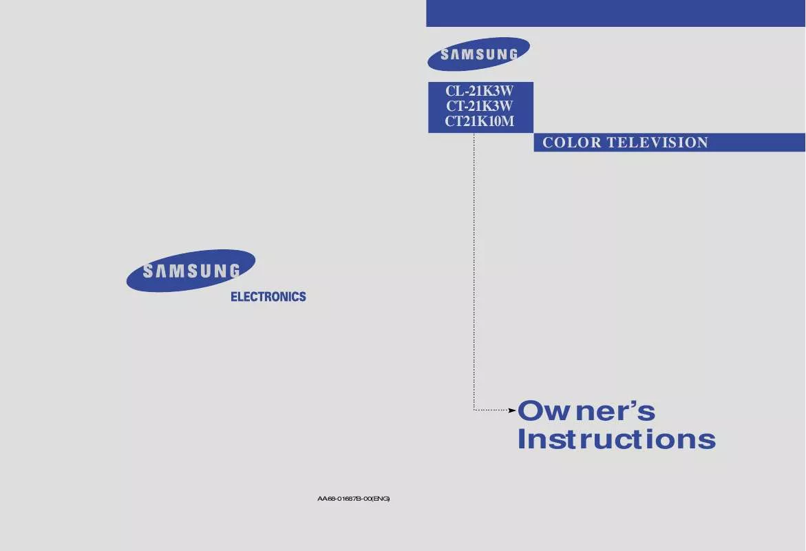 Mode d'emploi SAMSUNG CT-21K3