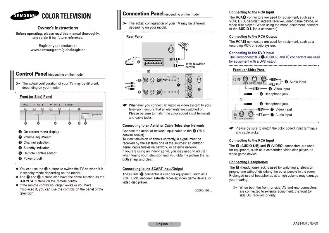 Mode d'emploi SAMSUNG CZ-21K40ML