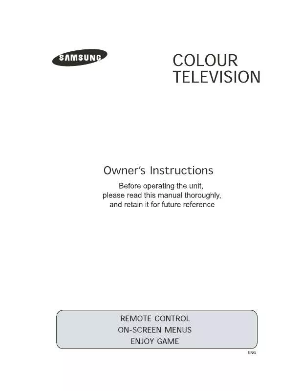 Mode d'emploi SAMSUNG CZ-21M16G7