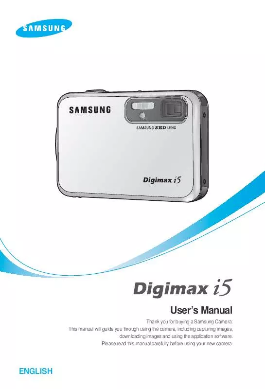 Mode d'emploi SAMSUNG DIGIMAXI5