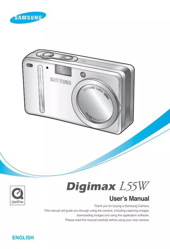 Mode d'emploi SAMSUNG DIGIMAXL55