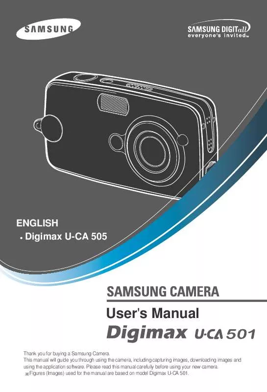 Mode d'emploi SAMSUNG DIGIMAXU-CA 505