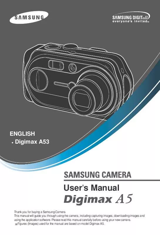 Mode d'emploi SAMSUNG DIGIMAXA53