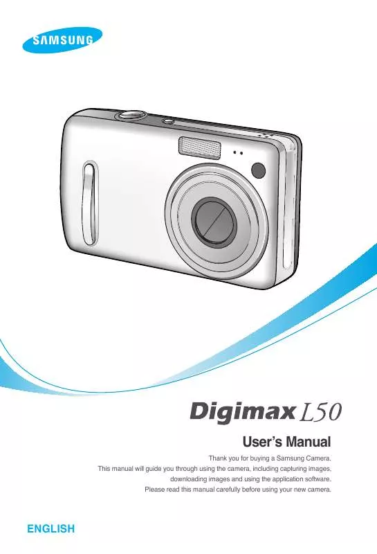 Mode d'emploi SAMSUNG DIGIMAXL50S