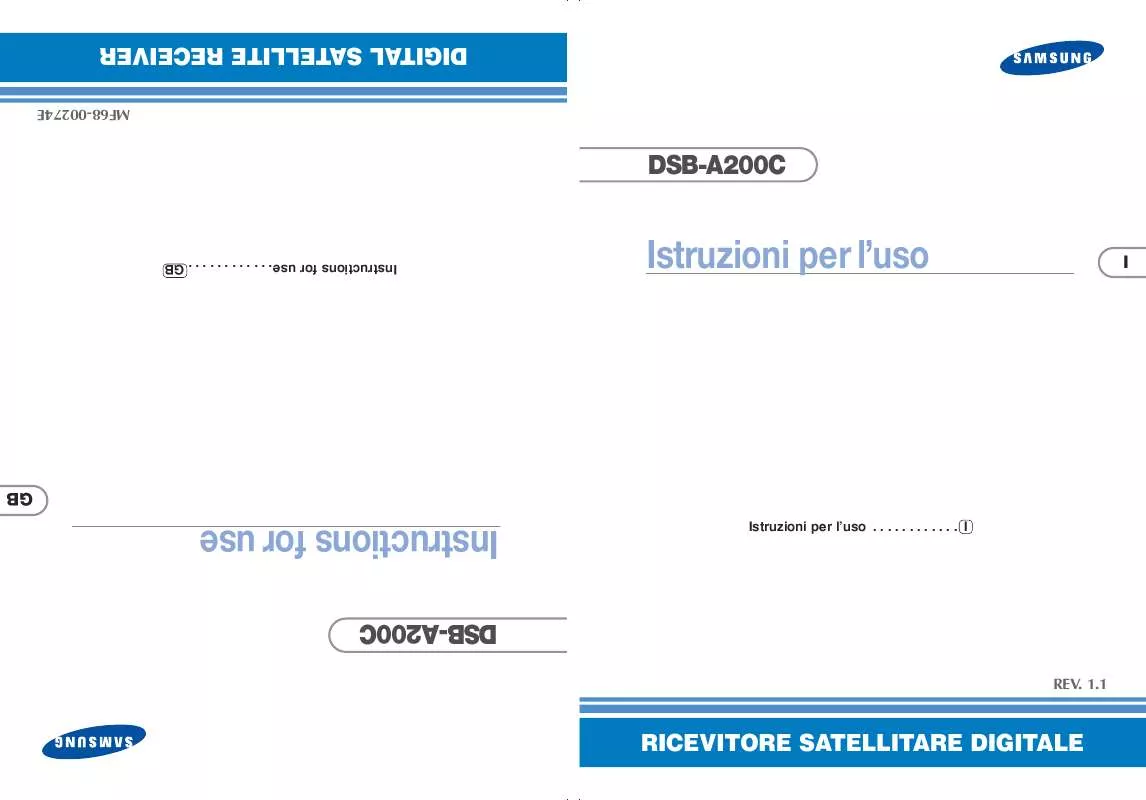 Mode d'emploi SAMSUNG DSB-A200C