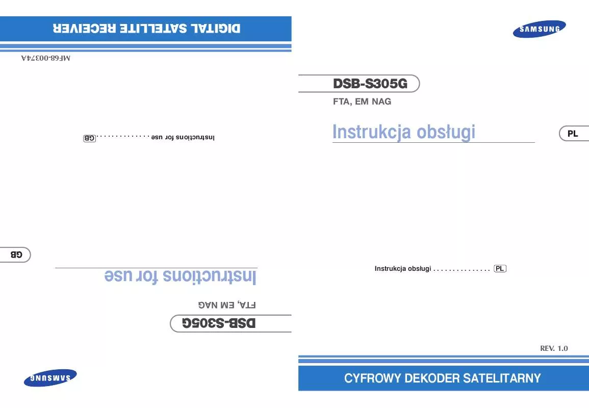 Mode d'emploi SAMSUNG DSB-S305