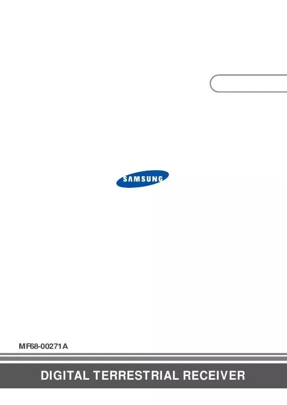 Mode d'emploi SAMSUNG DTB-9401