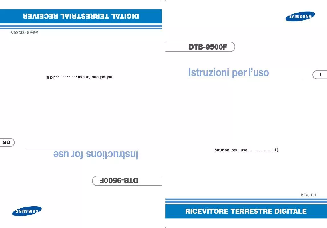 Mode d'emploi SAMSUNG DTB-9500F