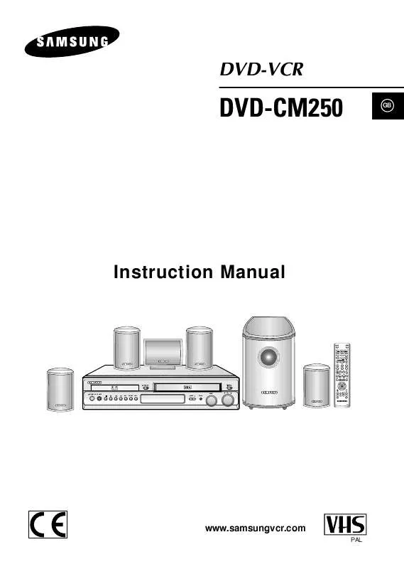 Mode d'emploi SAMSUNG DVD-CM250