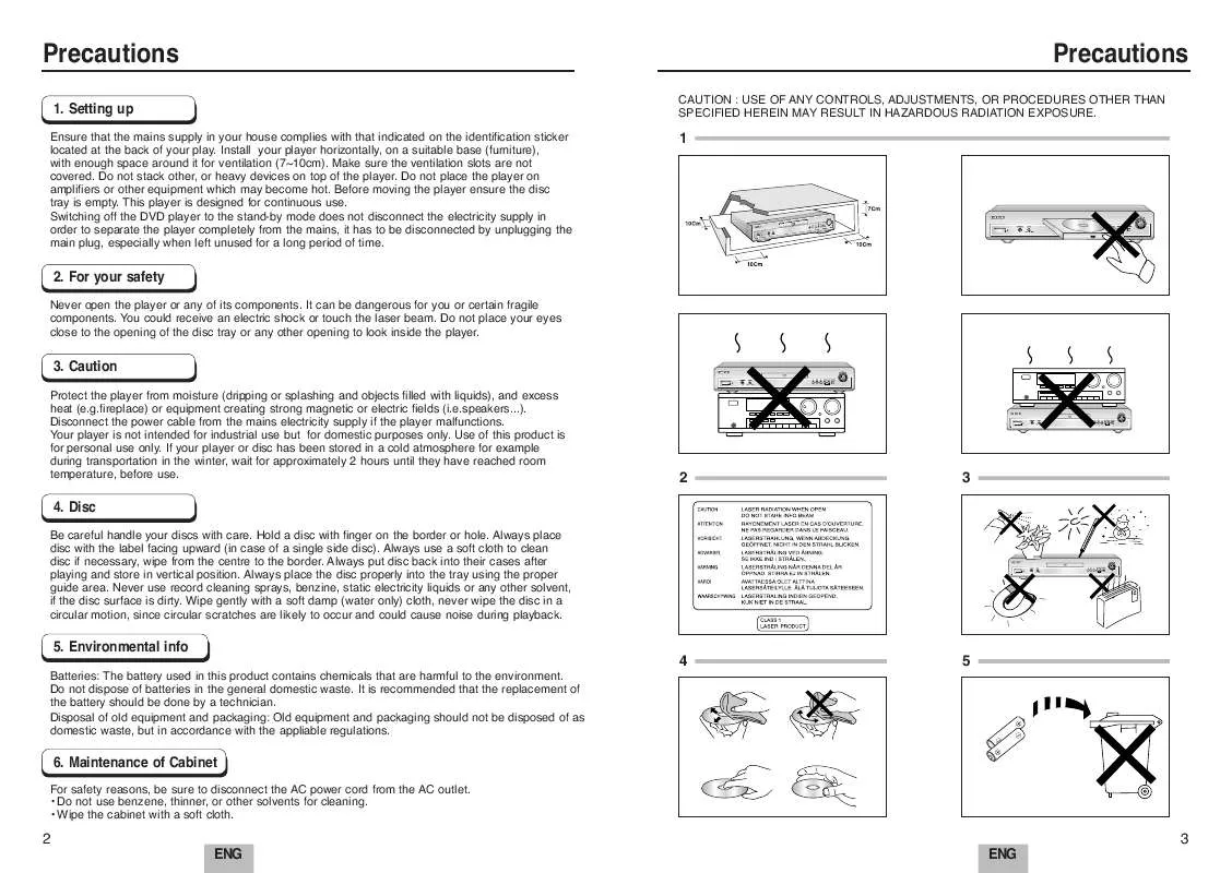 Mode d'emploi SAMSUNG DVD-E232