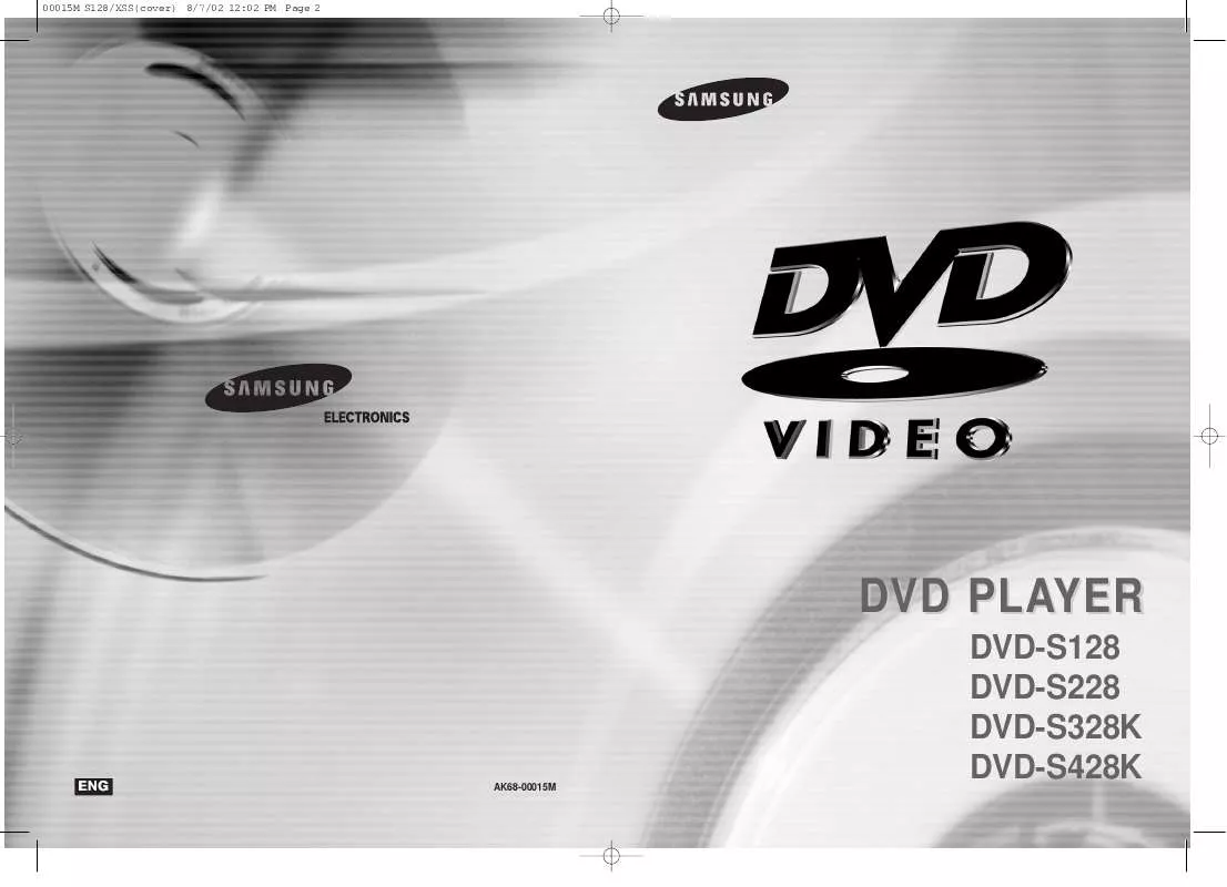 Mode d'emploi SAMSUNG DVD-E338K