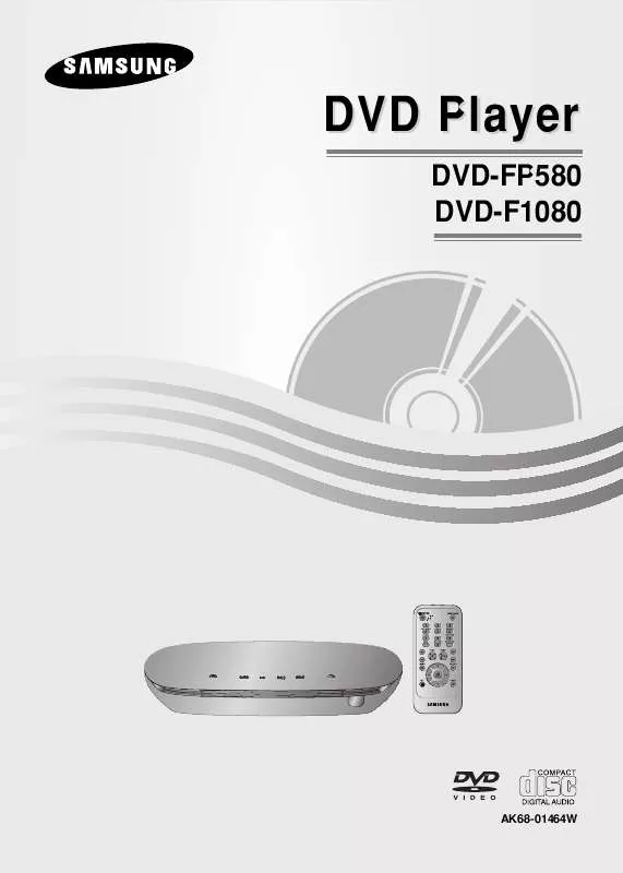 Mode d'emploi SAMSUNG DVD-FP580