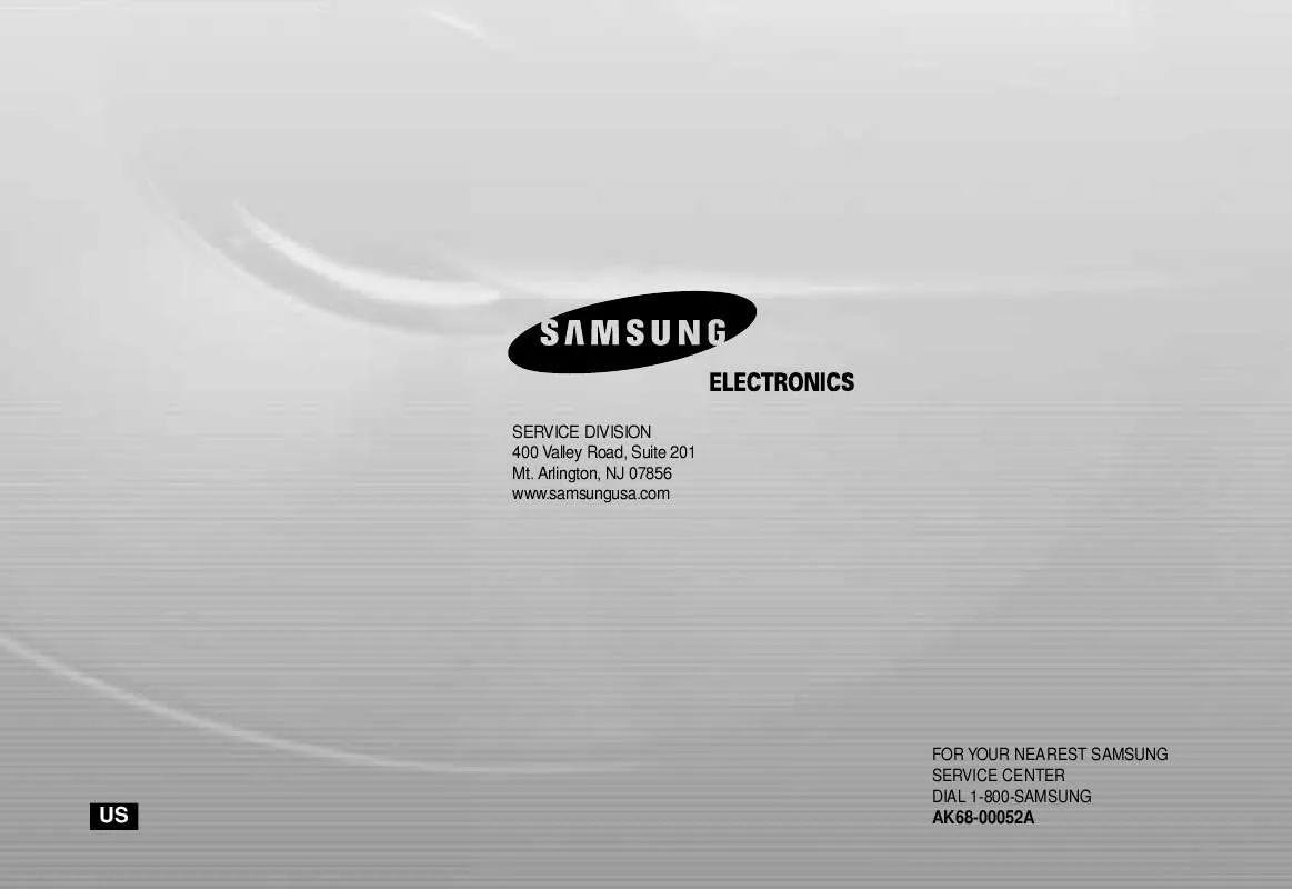 Mode d'emploi SAMSUNG DVD-L100A