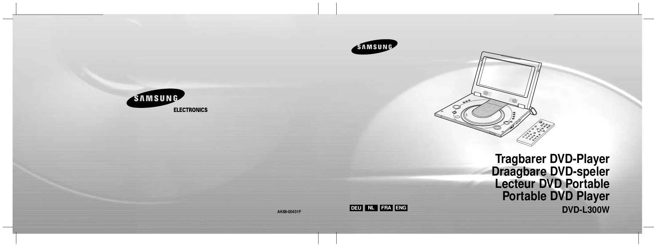 Mode d'emploi SAMSUNG DVD-L300W