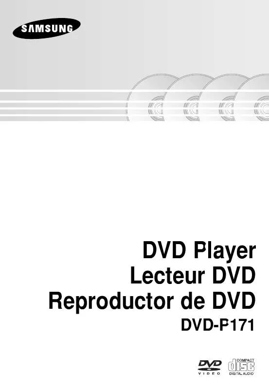 Mode d'emploi SAMSUNG DVD-P171