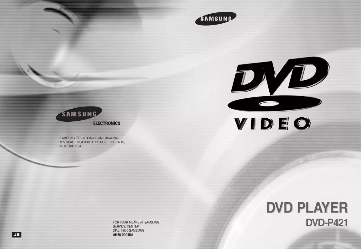 Mode d'emploi SAMSUNG DVD-P421