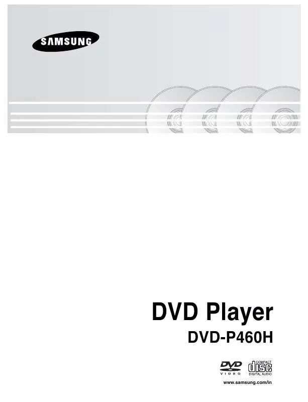 Mode d'emploi SAMSUNG DVD-P460H