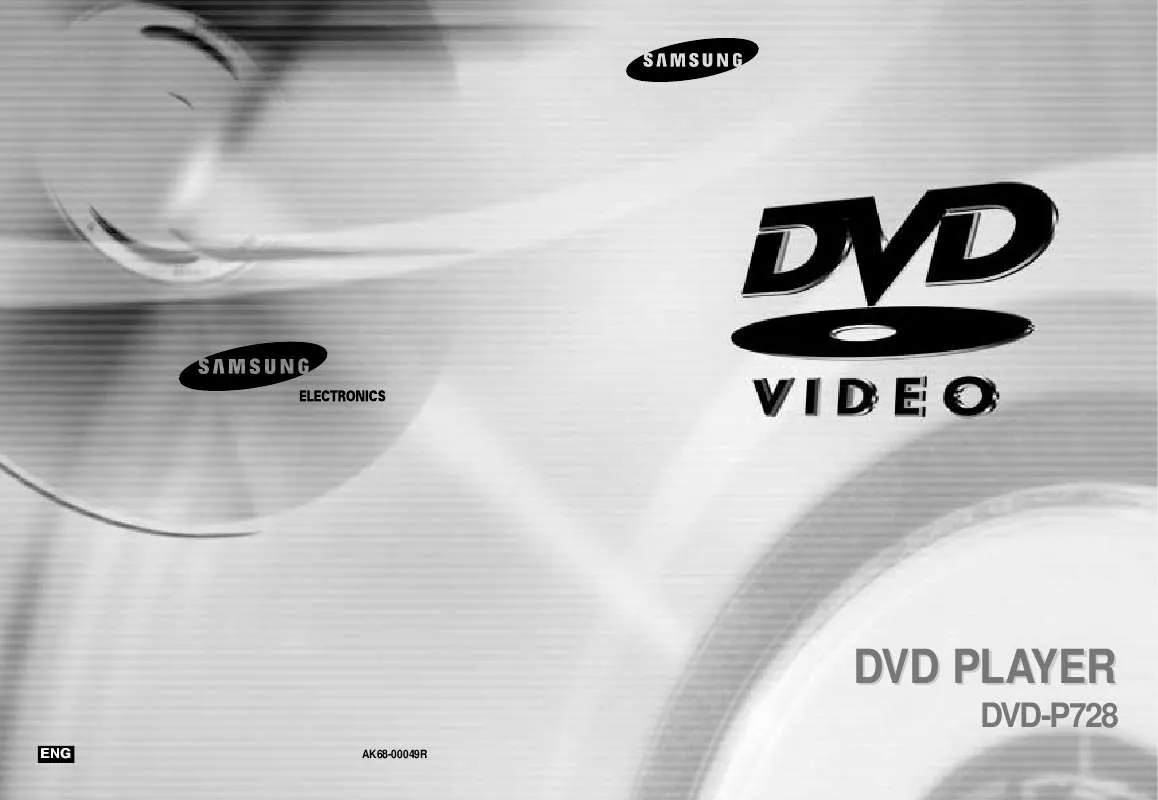 Mode d'emploi SAMSUNG DVD-P728