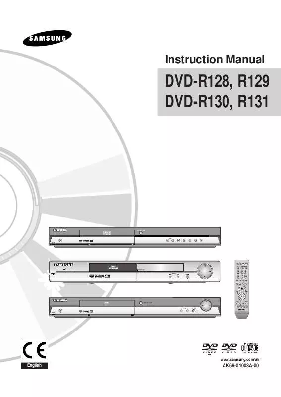 Mode d'emploi SAMSUNG DVD-R129