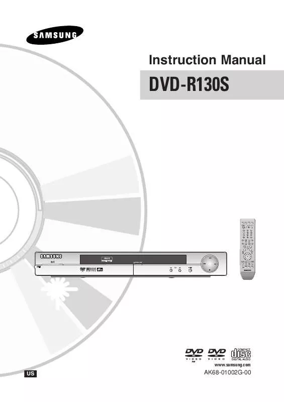 Mode d'emploi SAMSUNG DVD-R130S